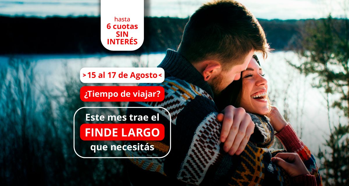 Finde largo Agosto 2025
