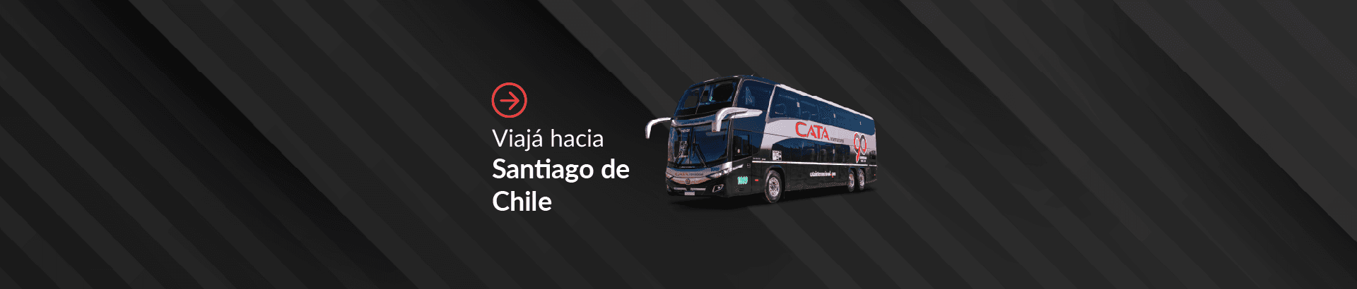 Viajá hacia Santiago banner